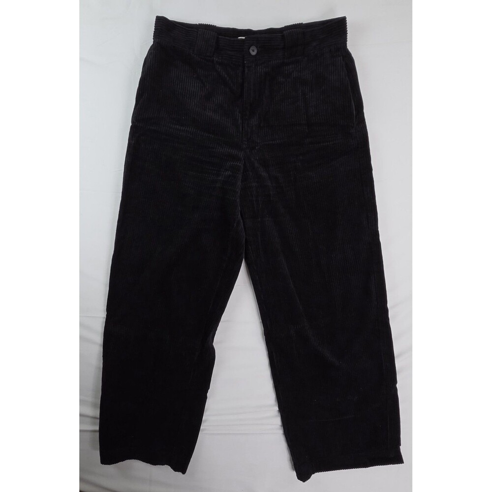 Everlane Pants Womens 10 Black Corduroy 5 Pocket Organic Cotton Casual Preppy